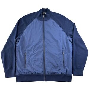 RLX Ralph Lauren Hybrid Jacket Mens XL Blue Golf Primaloft Wool Full Zip NEW